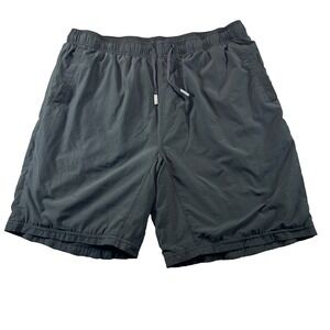 Municipal Sport Utility Gear Shorts Mens Large Black Active Training Lined